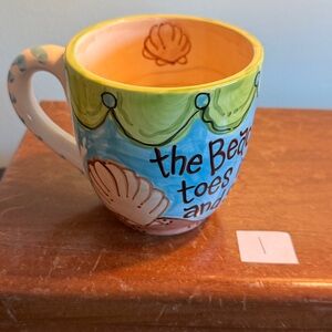 Pre-loved Coffee Mug by Glory Haus Beach theme